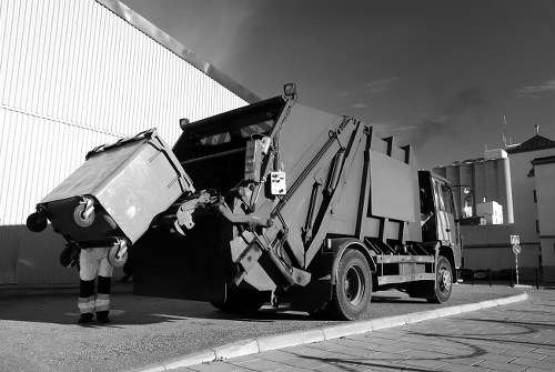 Professional office clearance team at work in Stjohnswood