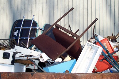 Appliance disposal during flat clearance